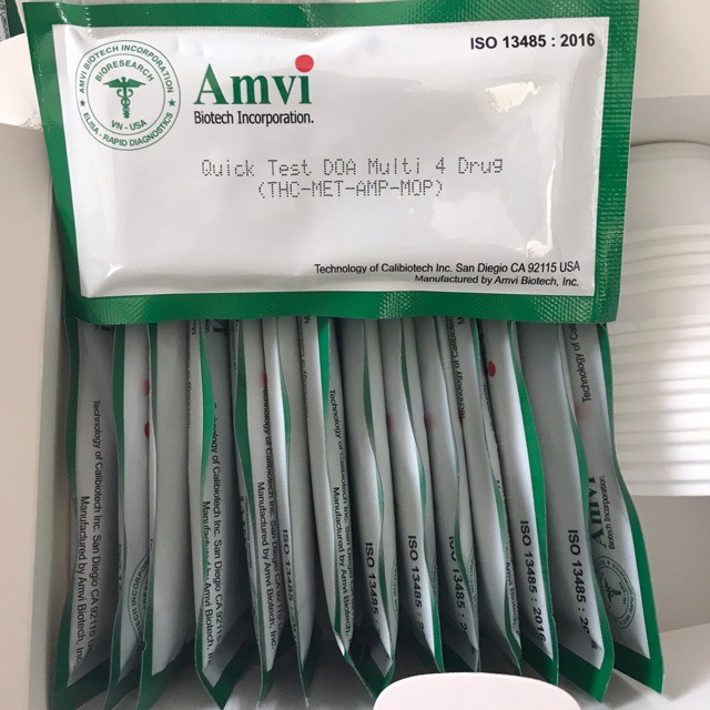 QUE THỬ NHANH MA TÚY 4 CHÂN AMVI