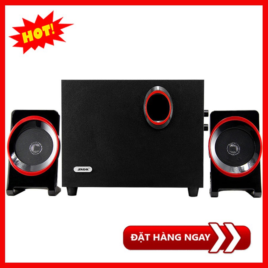 Bộ 3 Loa Nghe Nhạc Máy Vi Tính Để Bàn SADA SL-8018 Làm Bằng Gỗ Âm Thanh Siêu Trầm Dùng Cho Điện Thoại Laptop