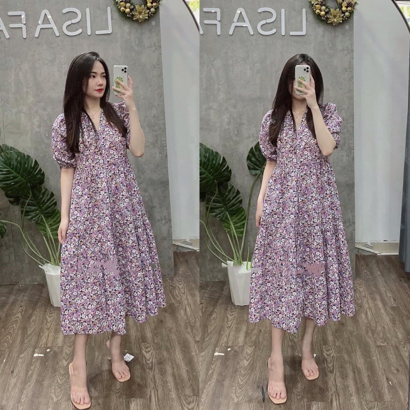 Váy hoa UNIQLO NHẬT