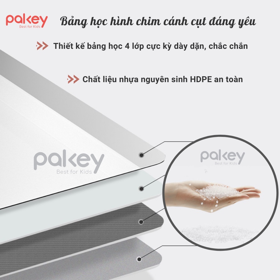 Bộ bảng học, bảng vẽ chim cánh cụt cho bé, TẶNG KÈM ghế, bảng học có nam châm