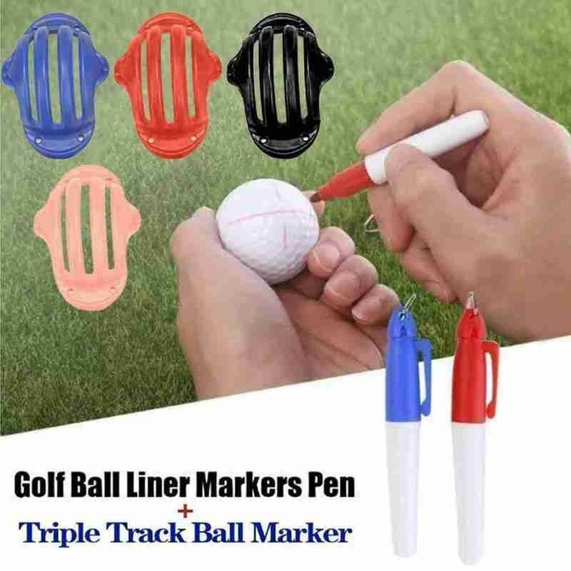 1 Bút Đánh Dấu Đường Vẽ Bóng Golf, 2 Bút Đánh Dấu