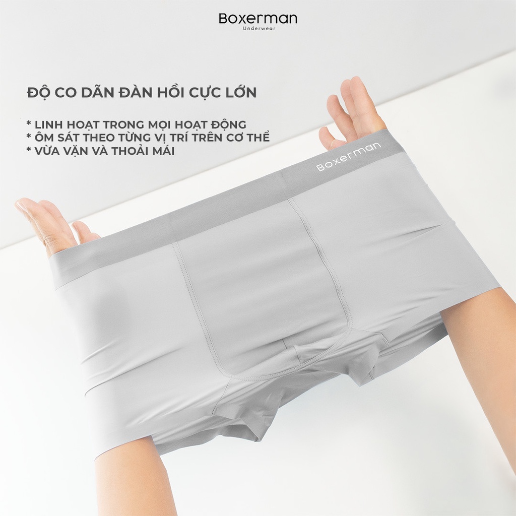 Quần sịp boxer nam PRO FIT trunk polyester cao cấp BOXERMAN