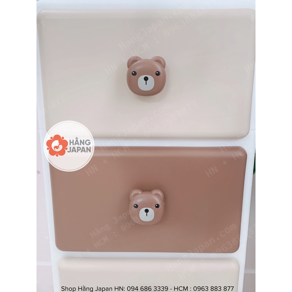 Tủ nhựa đa năng Gấu Thỏ Holla Cao Cấp