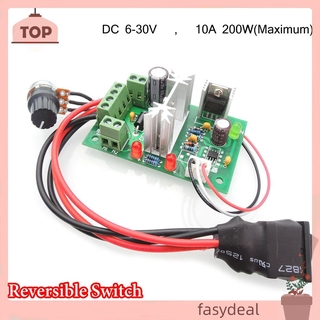 (Fas) Mạch Điều Khiển Tốc Độ Động Cơ Ccm6N 6a 6v-30v Pwm Dc Có Công Tắc Đảo Chiều