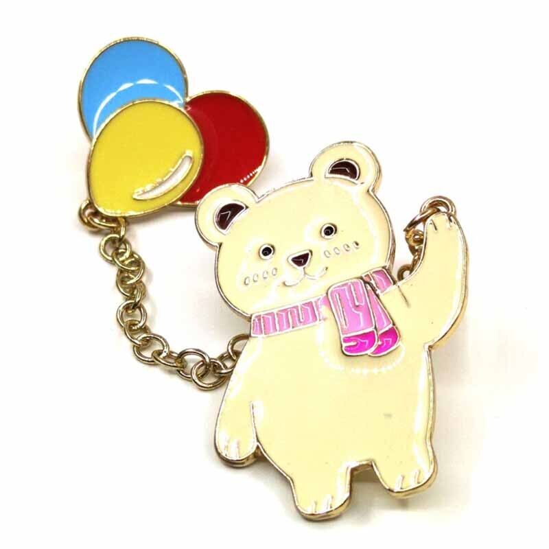 Trâm Cài Áo Hình Gấu Hoạt Hình Dễ Thương