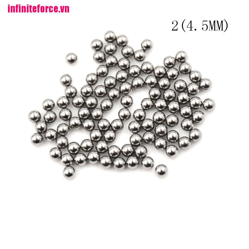 Bộ 100 Bóng Bạc 4 / 4.5 / 5 / 5.5mm Thay Thế Chất Lượng Cao