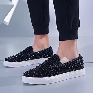 GIÀY SLIPON LOUBOUTIN ĐÍNH ĐÁ [víp vịp]