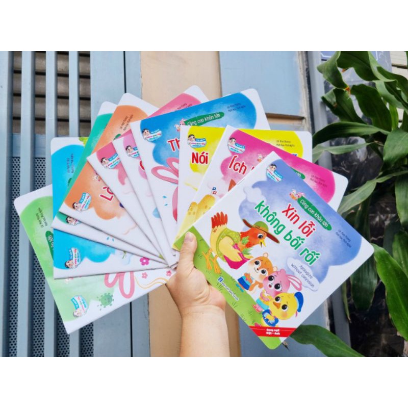 ...Trọn bộ Cùng Con Khôn Lớn, Kỹ Năng Giao Tiếp, Gieo Mầm Tính Cách...