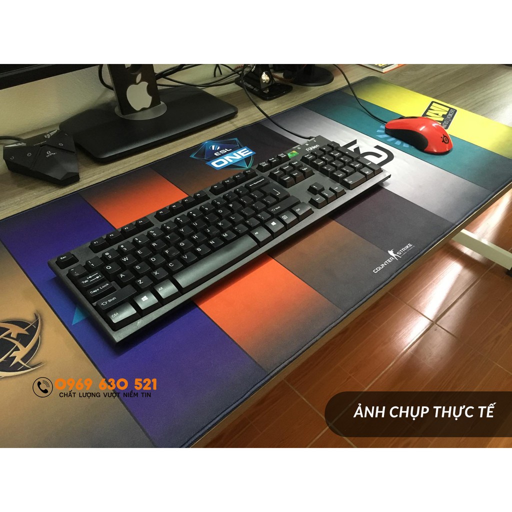 Lót Chuột Cỡ Lớn ( 900x400 ) - PAD Chuột BIGSIZE - Bo viền - độ dày 2mm - mặt hình in chi tiết