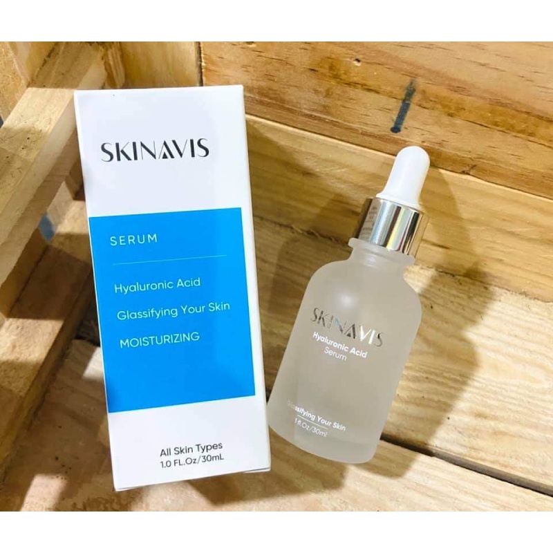Tinh Chất Cấp Ẩm SKINAVIS Serum Hyaluronic B5 Giúp Da Căng Bóng Mịn Màng