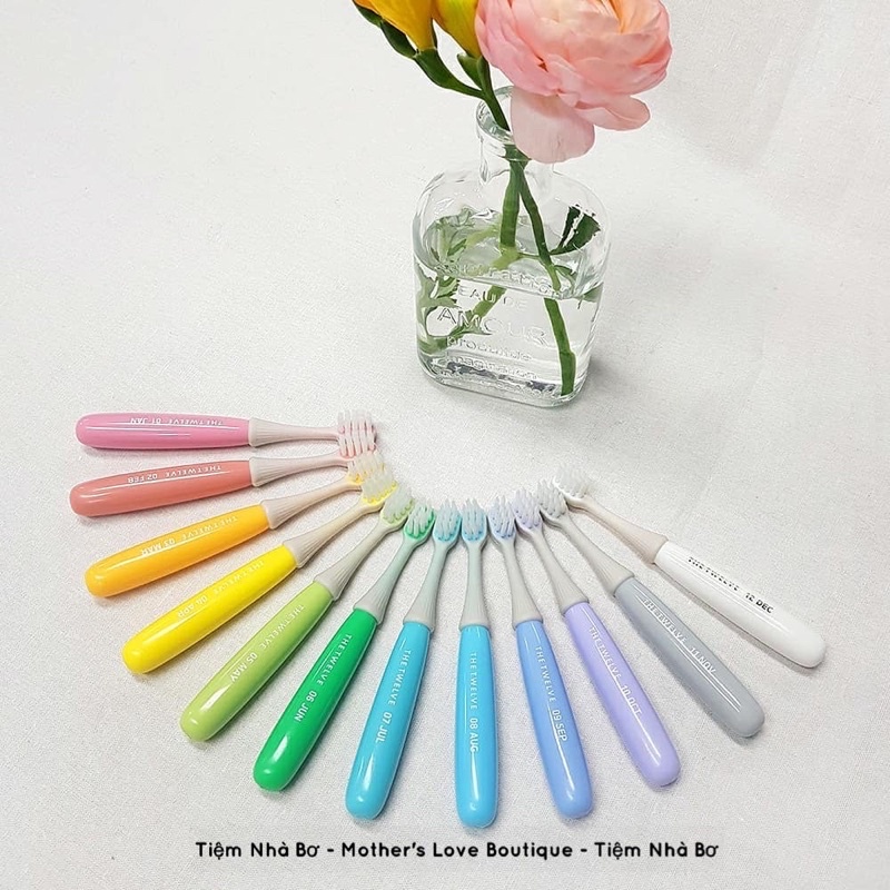 Bàn chải cho bé The Twelve Hàn Quốc lông tơ mềm