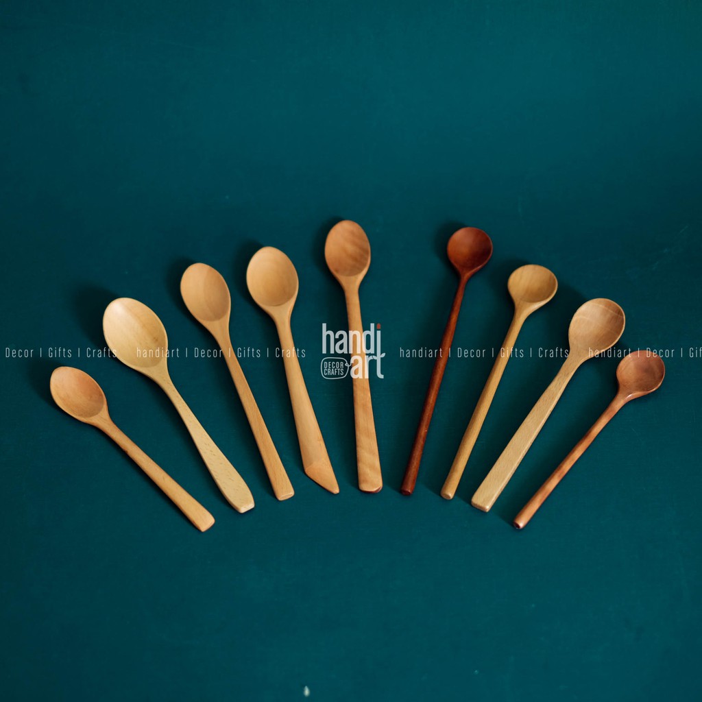 Muỗng súp/kem gỗ beech - Thìa sup -  wooden spoon soup