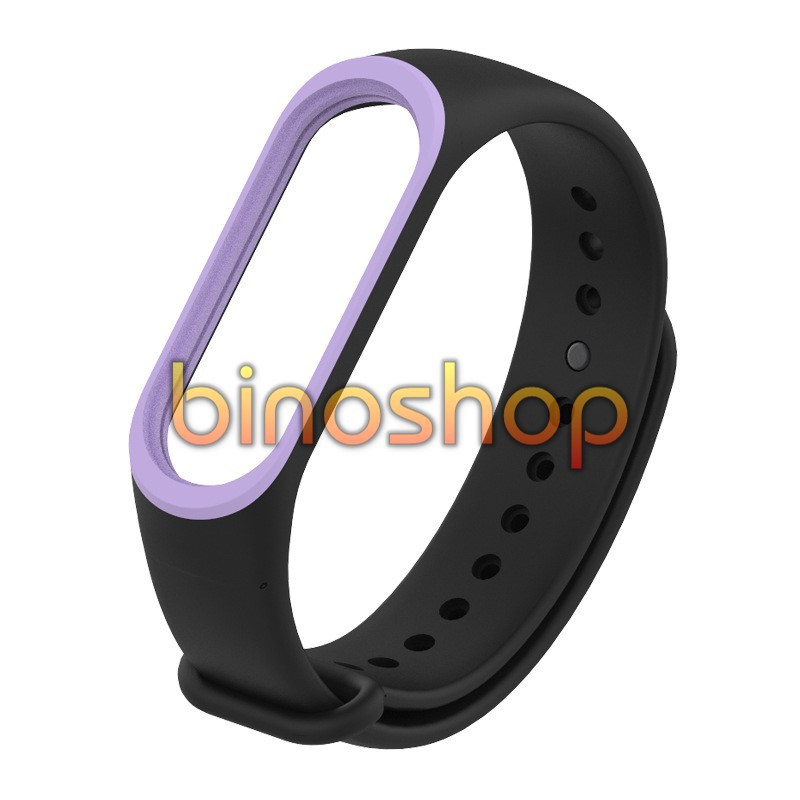 Dây đeo thay thế Xiaomi Miband 4 Viền màu - Mijobs