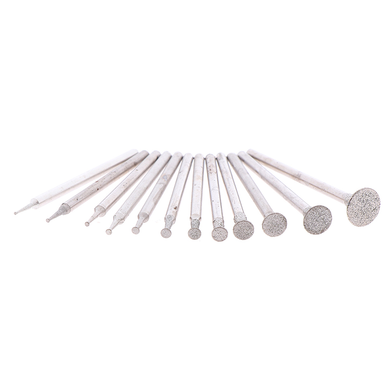 Bộ 12 Mũi Khoan Đá Ngọc Bích 2.3mm Chất Lượng Cao 0129