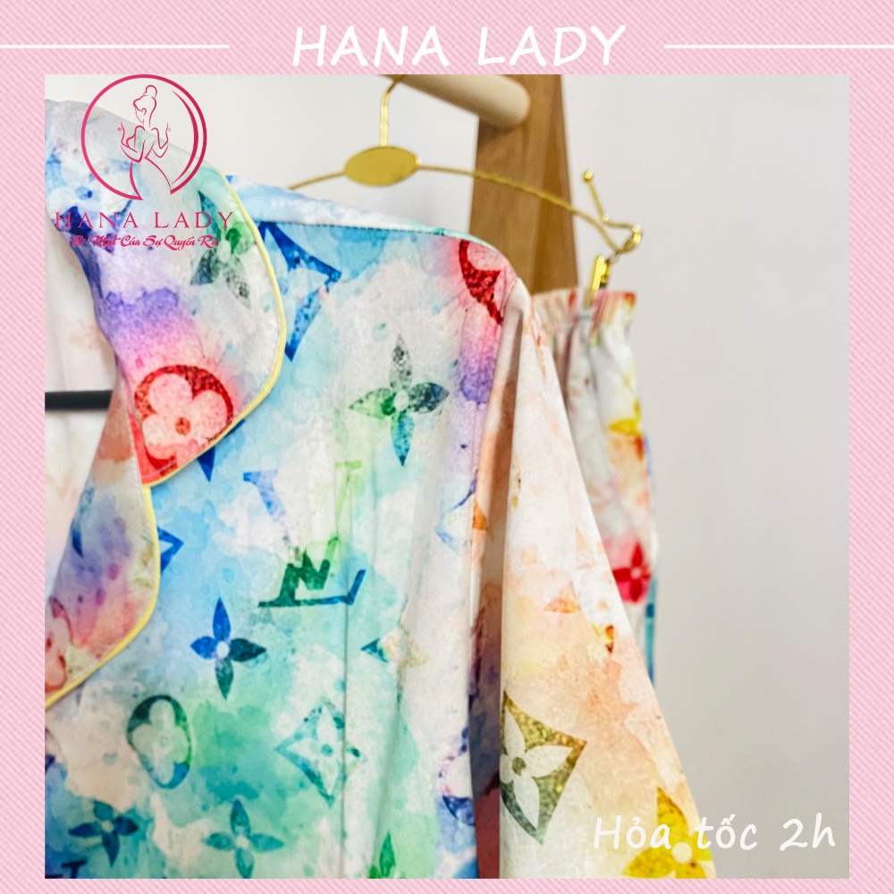 Đồ mặc nhà bigsize - Đồ ngủ pijama lụa ngắn size lớn cao cấp