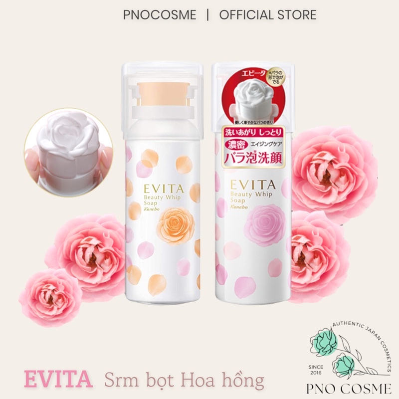 Sữa rửa mặt tạo bọt hoa hồng EVITA