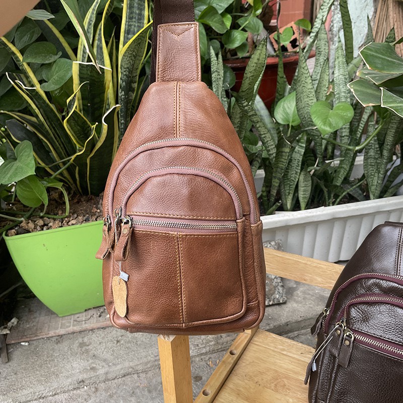 Túi đeo chéo da bò thật Da bò cao cấp CB03