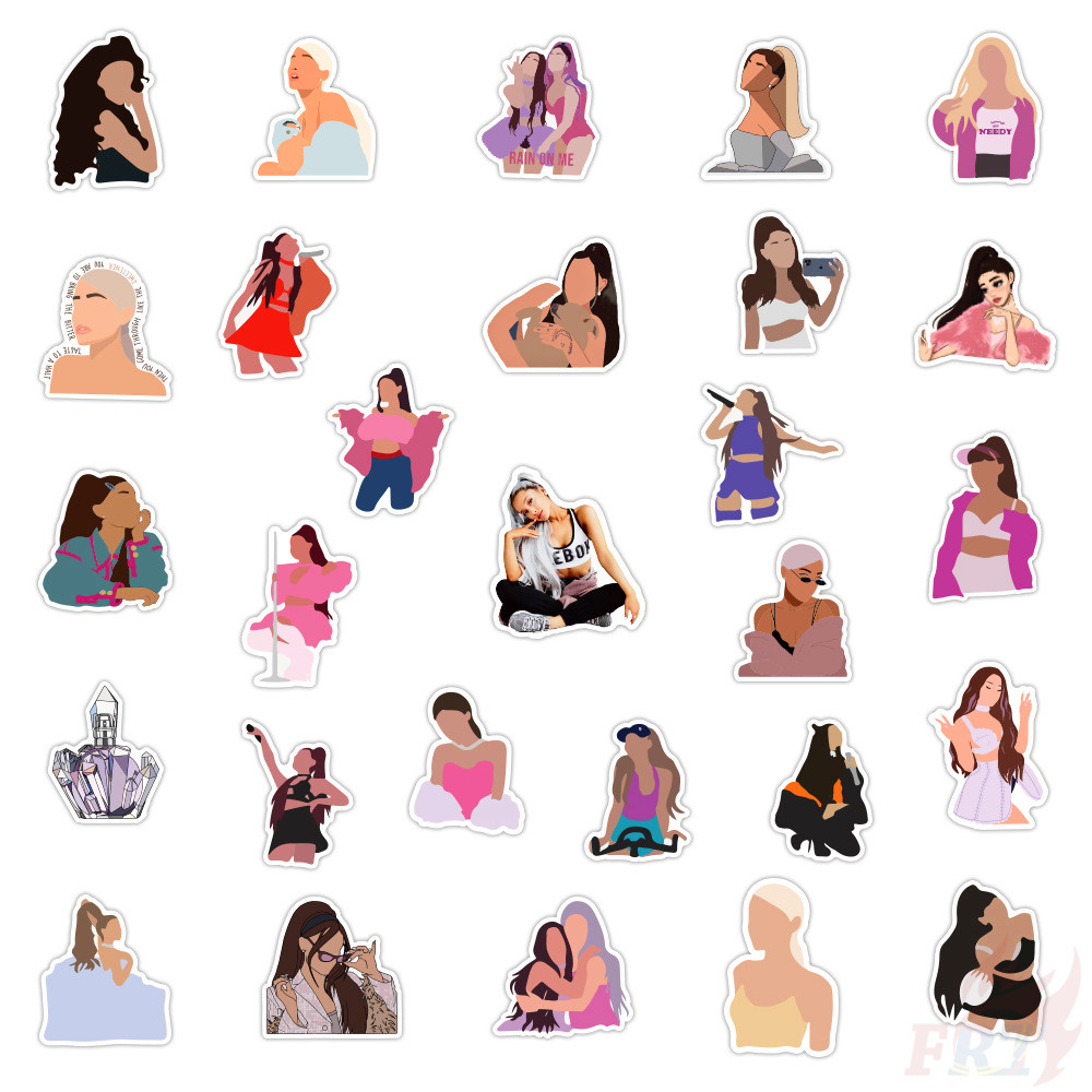 ❉ Ariana Grande Series 02 - Singer Actor Superstar Stickers ❉ 50Pcs/Set DIY Fashion Luggage Laptop Skateboard Decals Doodle Stickers