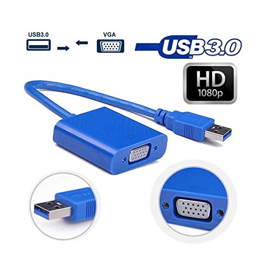 Cáp chuyển đổi USB 3.0 sang VGA