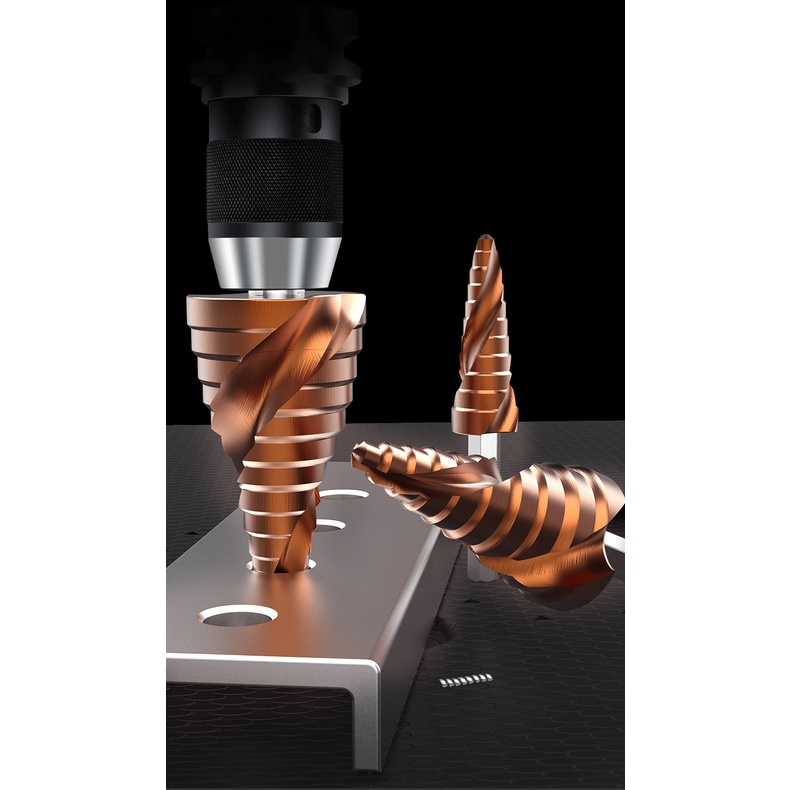 Mũi Khoan Tháp, Mũi Khoan Đa Bước, Hàng Chính Hãng LAOA, Chất Lượng Cao