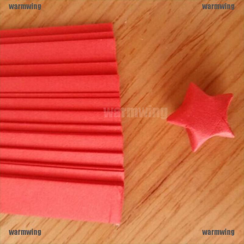 Giấy xếp hình ngôi sao may mắn Origami nhiều màu