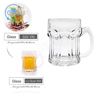 Bộ 12 Ly Thủy Tinh Có Quai 330 Ml Việt Nam 332VN