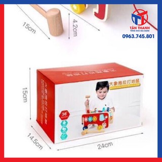 Bộ đồ chơi đập chuột xe bus mẫu mới 2020