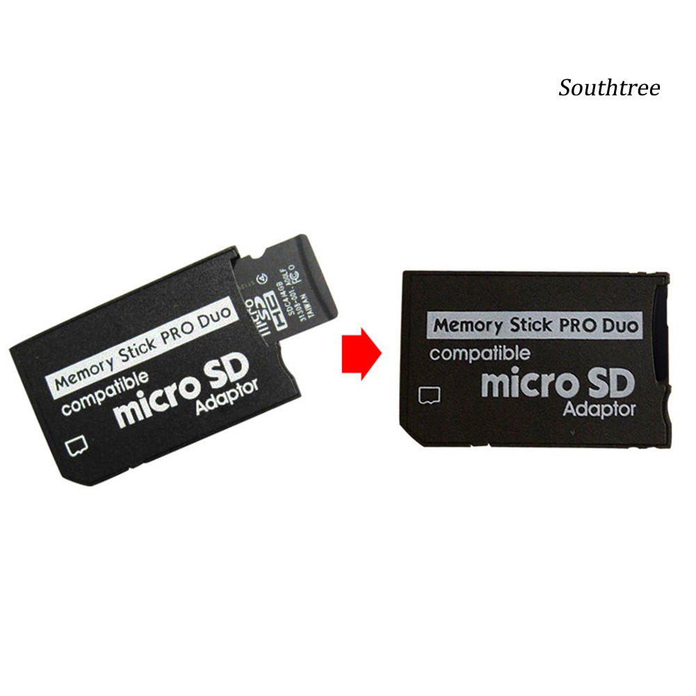 【Ready stock】Micro SD TF to MS Pro Duo Reader Memory Stick Adapter Converter Card for PSP