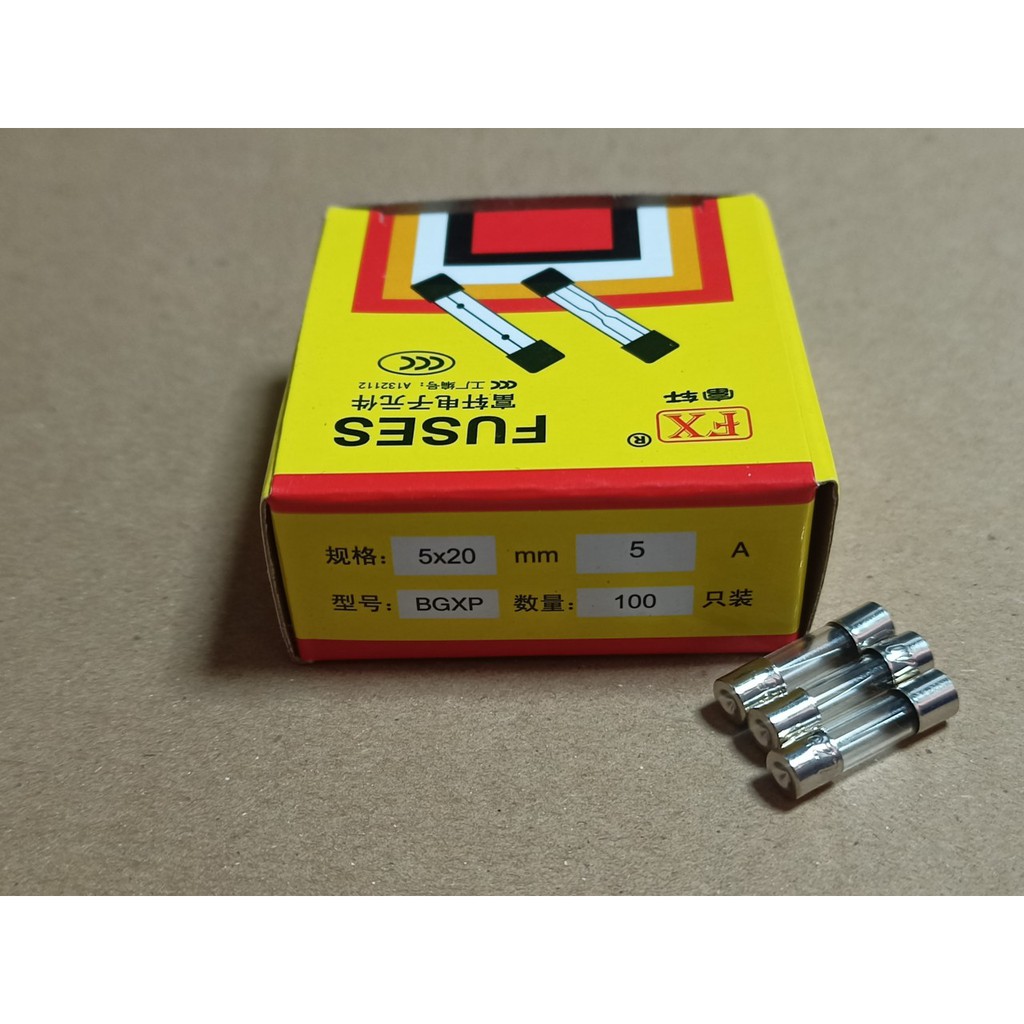 Cầu Chì 5A 250V 5x20mm