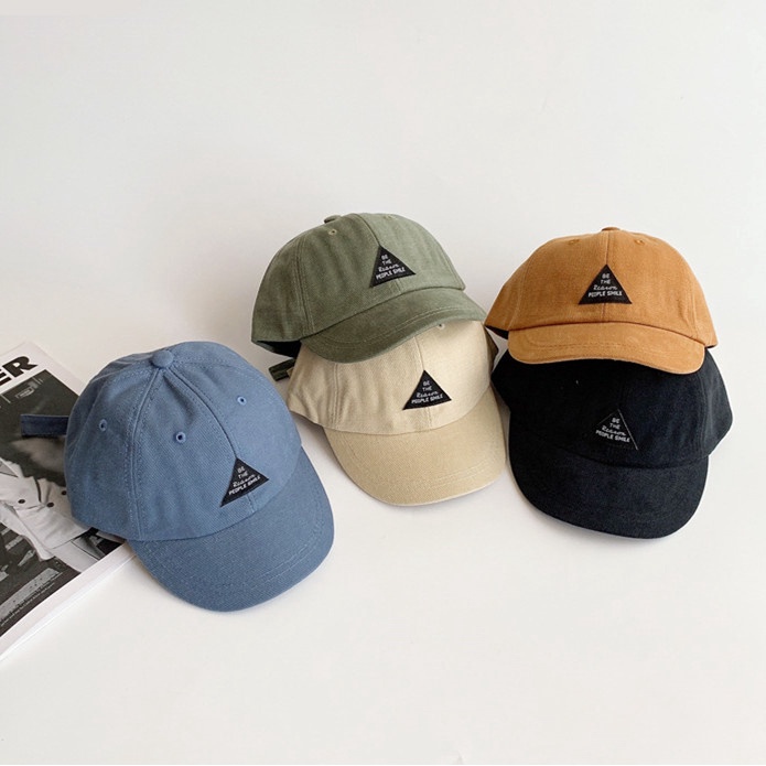 Mũ Lưỡi Trai Che Nắng Màu Trơn Phong Cách Hip Hop Hàn Quốc Thời Trang Cho Bé