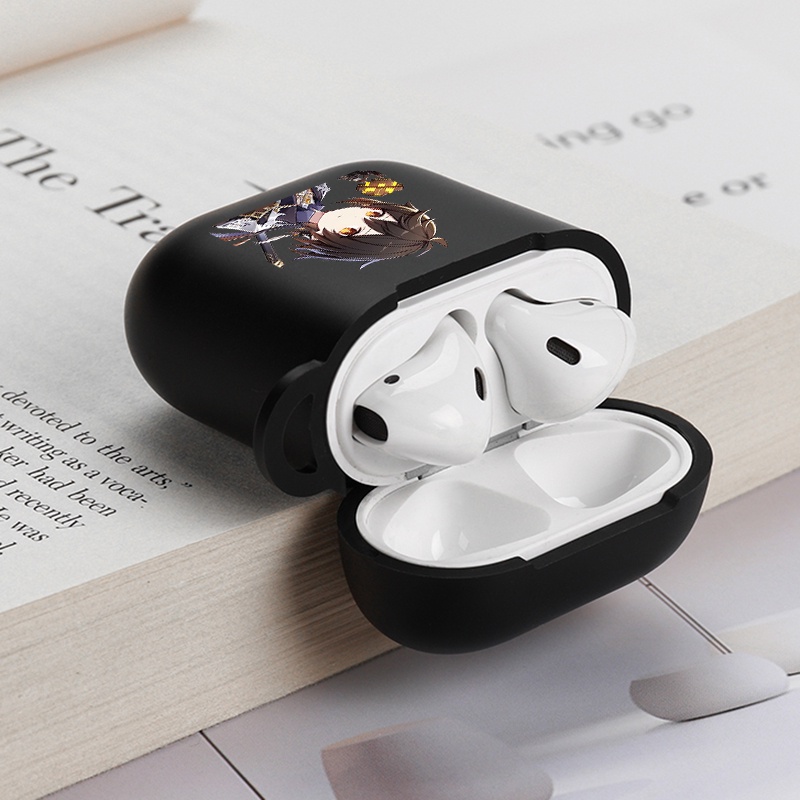 Vỏ Bảo Vệ Hộp Sạc Tai Nghe bluetooth airpods pro 3 2 1 Bằng Silicon Mềm Hình Tượng Nhạc Thần Tượng Nổi Tiếng zhongli xiao