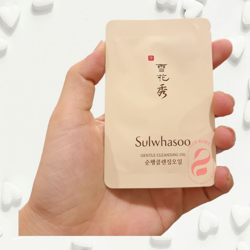 1 Sample Dầu tẩy trang tái tạo da Sulwhasoo Gentle Cleansing Oil