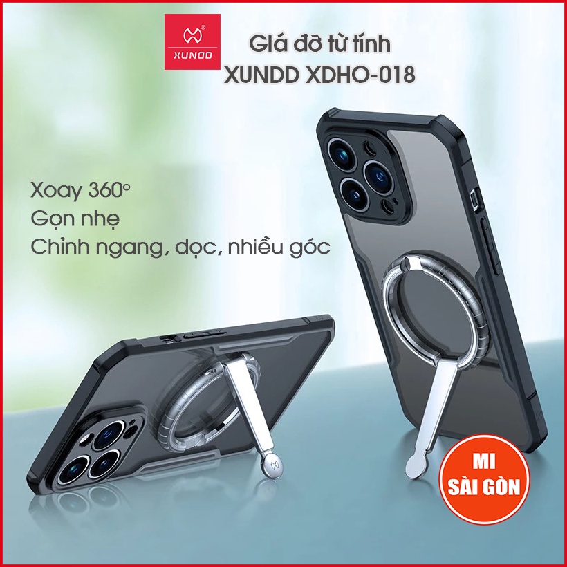[Hỏa Tốc HCM] Giá đỡ điện thoại từ tính XUNDD Magnetic Phone Holder - XDHO-018