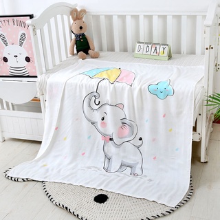 Chăn Lụa 4 Lớp Thấm Nước Siêu Mềm Hàng Cao Cấp Cho Bé (Giao họa tiết ngẫu nhiên)