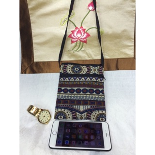 {MUA 5 TẶNG 1} túi đựng điện thoại thổ cẩm + túi thổ cẩm+ ví thổ cẩm + túi đeo chéo thổ cẩm nhiều họa tiết hotkv