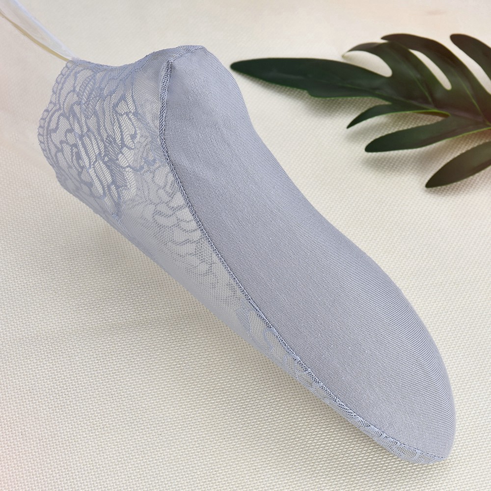 Vớ cổ thấp kiểu ren lưới mềm mại thoáng mát dành cho bạn nữ