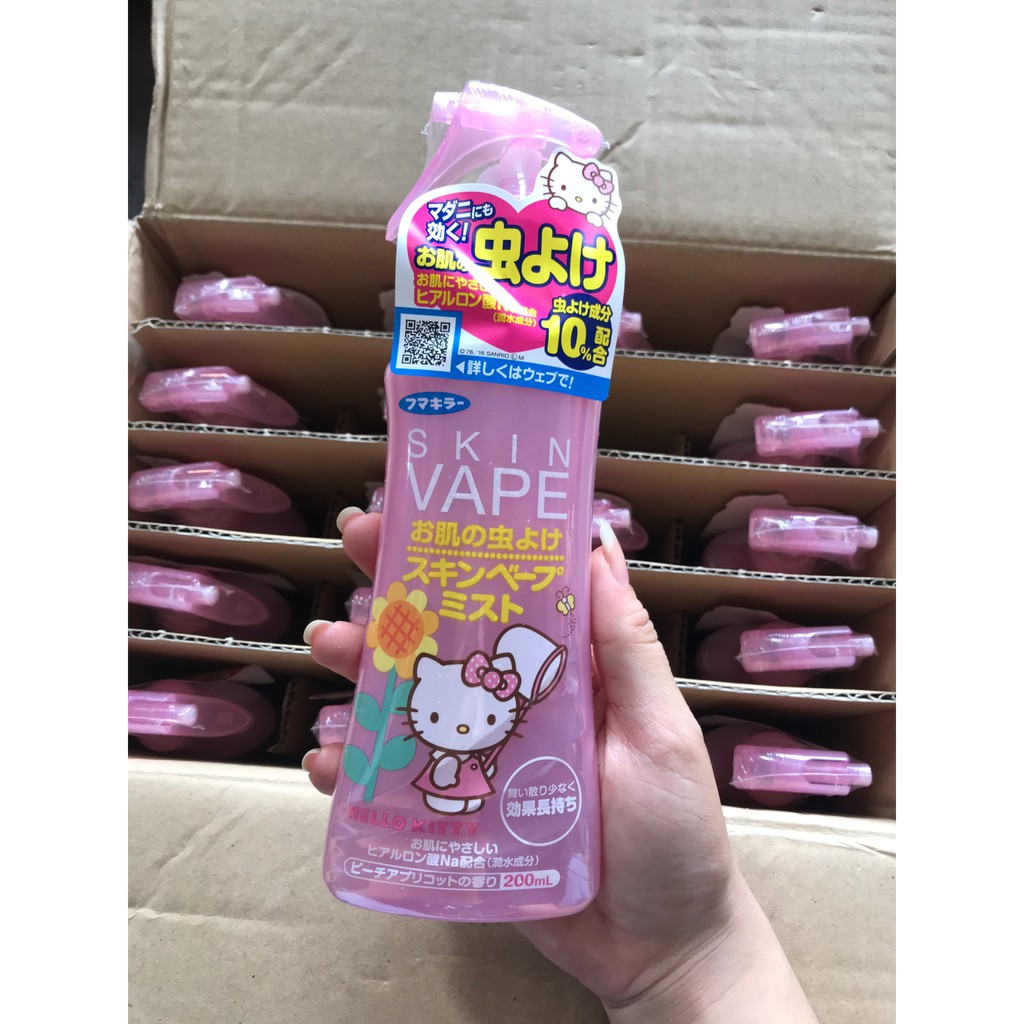 Xịt chống muỗi skin vape Nhật Bản 200ml