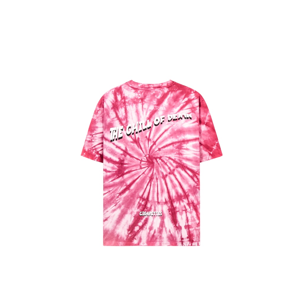 Áo Thun Cigarettes Tie Dye Màu Hồng