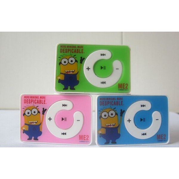 [Mã ELHACE giảm 4% đơn 300K] Máy nghe nhạc MP3 mini minion nhiều màu