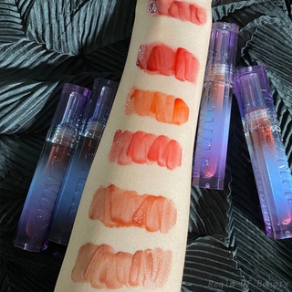 Son Bóng HELLOSTYLE Vỏ Tím Lên Môi Căng Mọng Tự Nhiên