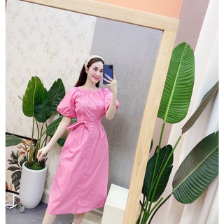 Váy xòe sơ mi cổ tàu V0006