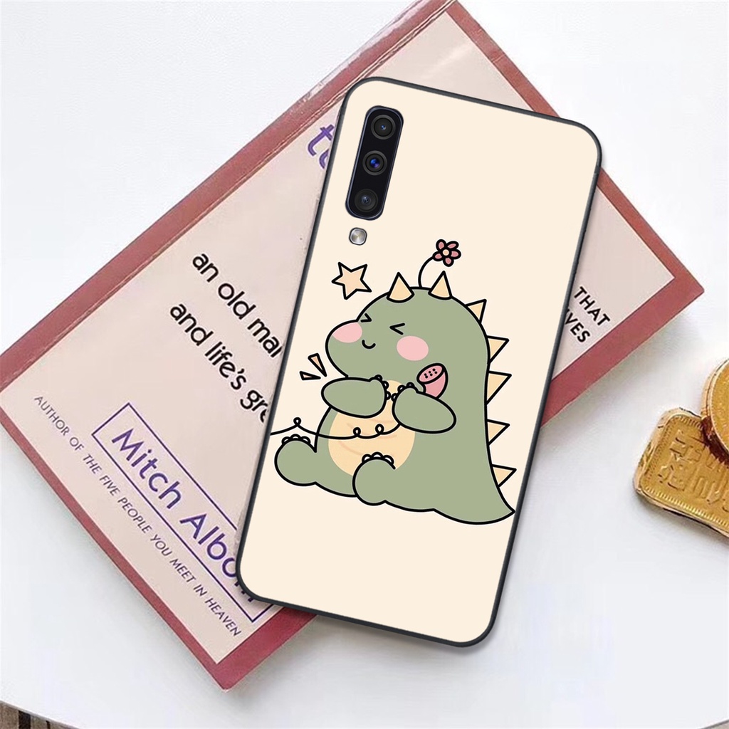Ốp lưng Samsung Galaxy A30S - A50 - A50S - A70 in hình khủng long cute