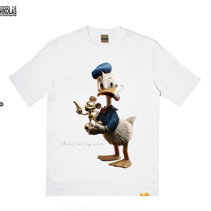 Ao Thun Nam Nữ In Vịt Donald Chất Liệu Cotton 100% Co Dãn 4C Thoáng Mát - AC136