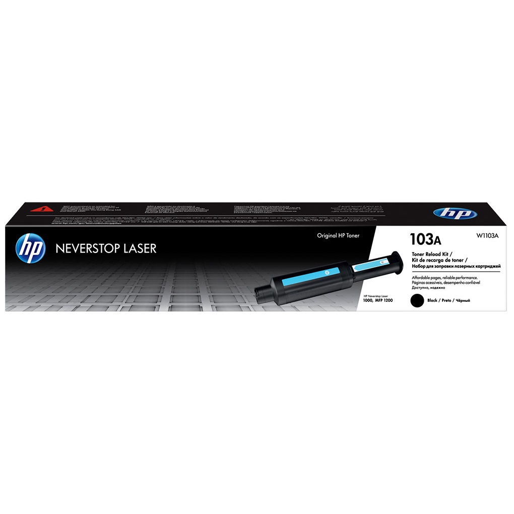 Mực hộp laser HP 103A Blk Neverstop/ Reload Dualkit W1103AD