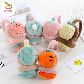 Bịt tai trẻ em, chụp tai giữ ấm cho bé gái họa tiết dễ thương nhiều màu sắc đáng yêu 1990 KIDS
