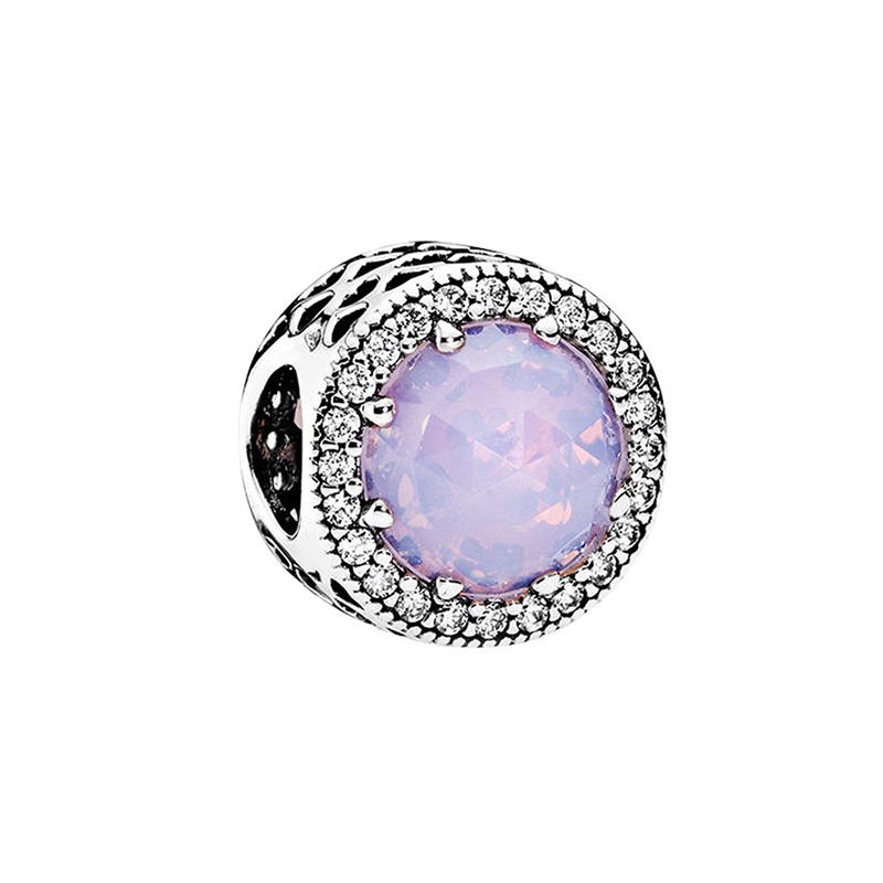 Hạt Trái Tim Màu Hồng Nhạt Lấp Lánh Hoặc Vòng Tay DIY