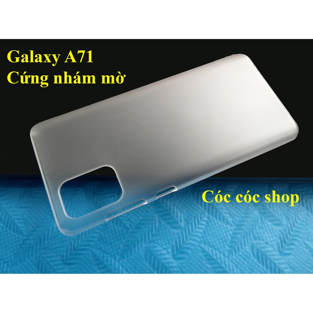 Ốp lưng Sam sung Galaxy A31/ A51/ A71 nhựa CỨNG TRONG SUỐT/ CỨNG NHÁM MỜ | BigBuy360 - bigbuy360.vn