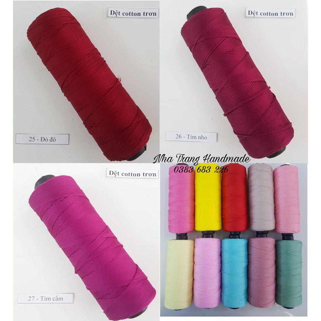 Sợi dệt cotton trơn (Bảng màu 2)