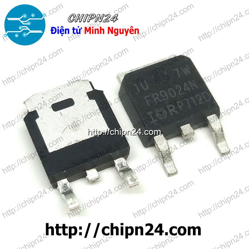 [2 CON] Mosfet Dán FR9024 TO-252 11A 55V Kênh P (SMD Dán) (IRFR9024 IRFR FR 9024)