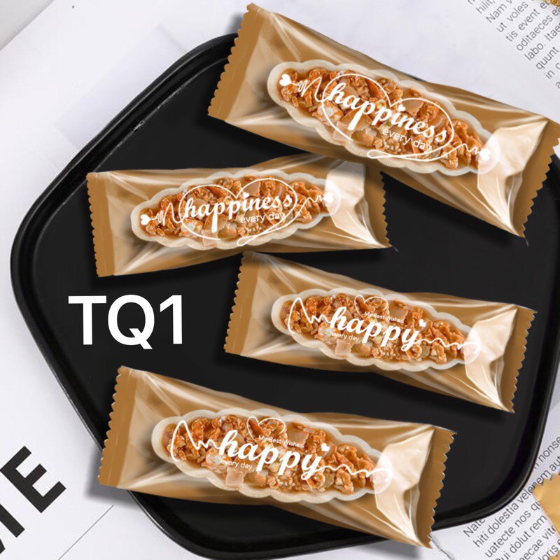 Túi đựng bánh cookie dài/bánh thuyền TQ1
